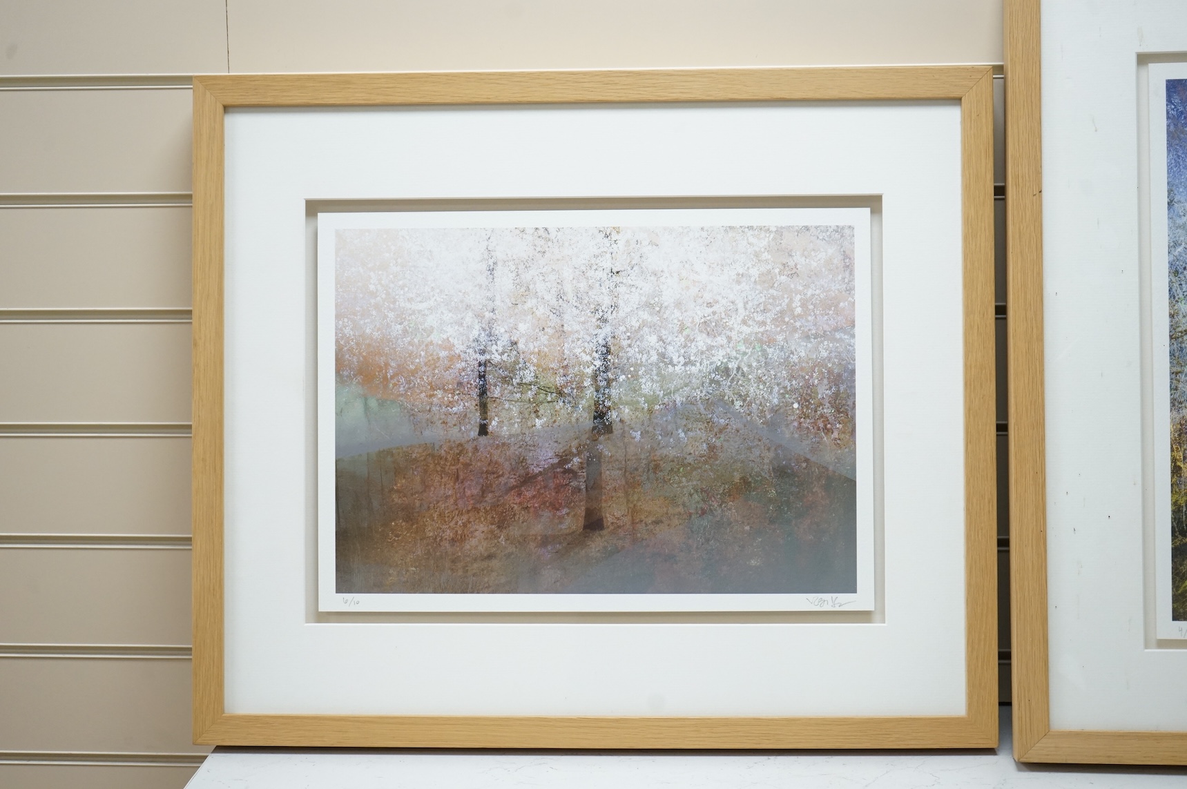 Valda Bailey (Contemporary), three works to include trees and meadow before a church, each signed and numbered in pencil, set photographic prints, 33 x 44cm
